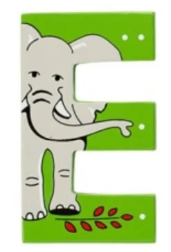 Lanka Kade Wooden Animal Letter E