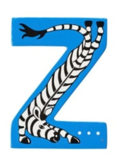 Lanka Kade Wooden Animal Letter Z