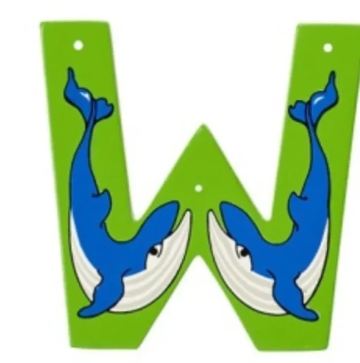 Lanka Kade Wooden Animal Letter W