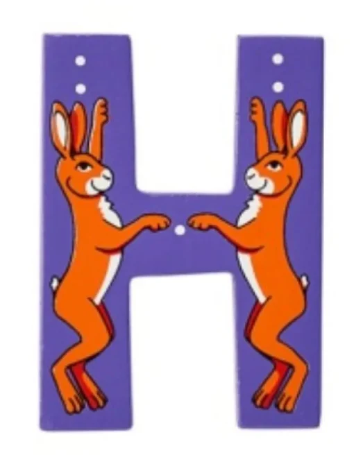 Lanka Kade Wooden Animal Letter H