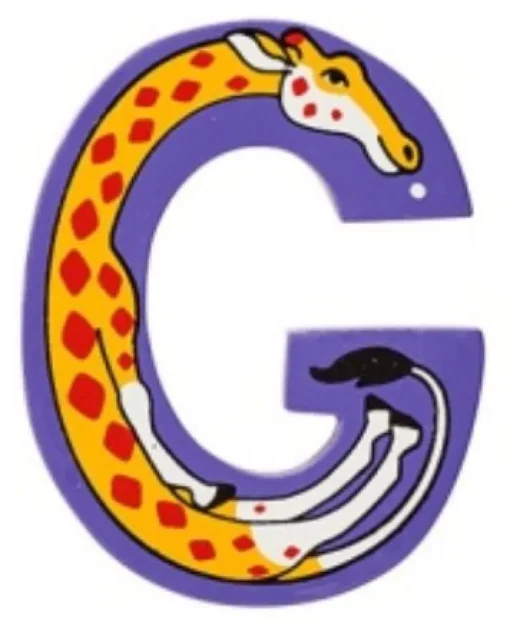 Lanka Kade Wooden Animal Letter G