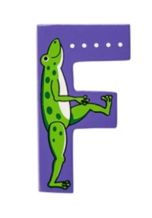 Lanka Kade Wooden Animal Letter F