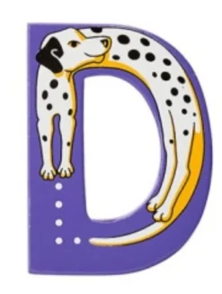 Lanka Kade Wooden Animal Letter D