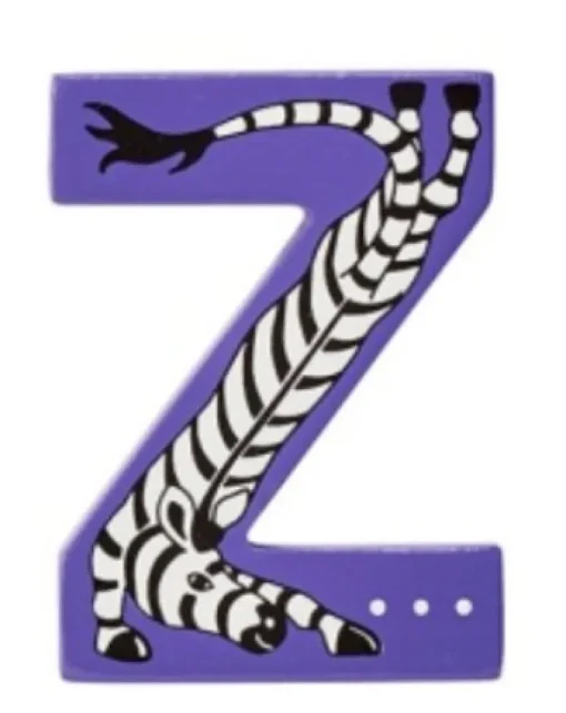 Lanka Kade Wooden Animal Letter Z