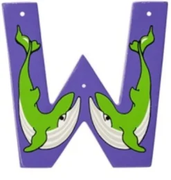 Lanka Kade Wooden Animal Letter W
