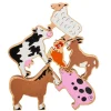Lanka Kade Wooden Stacking Farm Animals
