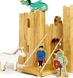 Lanka Kade Wooden Toy Fairytale Castle playscene with 12 characters (Direct Shipping)