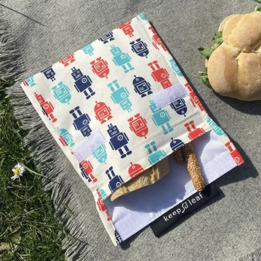 Large Snack Wraps – Robot - Machine Washable