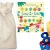 Making Numbers Fun Story Sack with Feely Fabric Bag of Numbers.