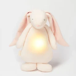 Moonie Powder Pink Sound & Light Rabbit