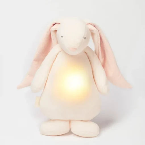 Moonie Powder Pink Sound & Light Rabbit