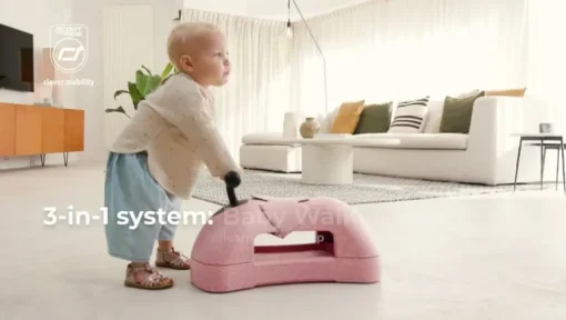 My First 3-in-1 baby walker & ride-on - Rose (Direct Shipping)