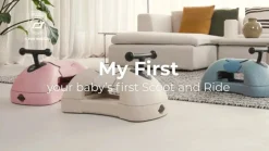 My First 3-in-1 baby walker & ride-on - Rose (Direct Shipping)