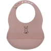 Nattou Silicone Pink Baby Bib