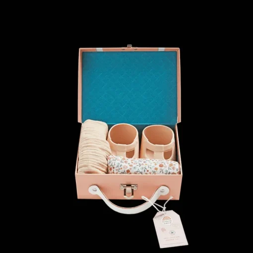 Olli Ella Dinkum Dolls - Travel Togs Blush (marks on lid)