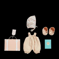 Olli Ella Dinkum Dolls - Travel Togs Blush (marks on lid)