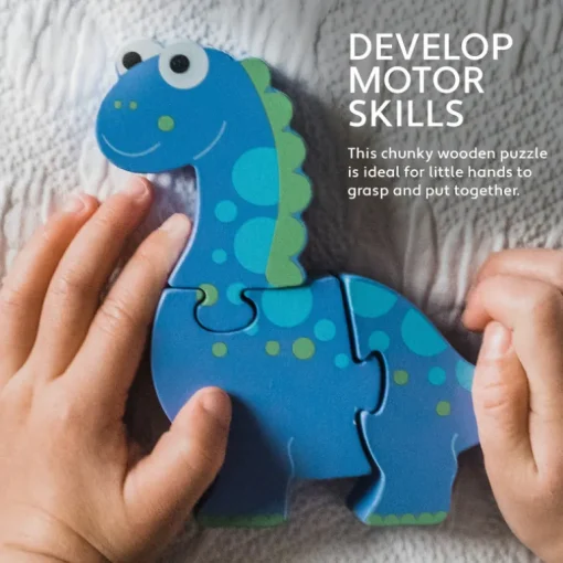 Orange Tree Wooden Diplodocus Puzzle