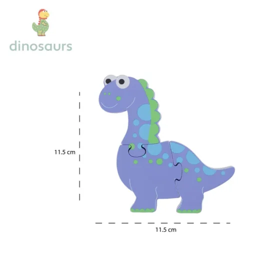 Orange Tree Wooden Diplodocus Puzzle