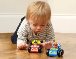 Orange Tree Wooden Racing Car Set