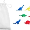 Party Bag with 8 Dinosaur Counters