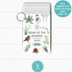 PLR Flash Cards, Winter Signs - Explorer