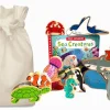 Sea Creatures Story Sack with Lanka Kade Wooden Sea Creatures