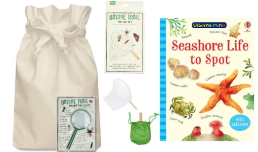 Seashore Life Story Sack with Magnifying Glass and Net
