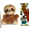 Sloth Slept On Story Sack with Aurora Sloth Soft Toy