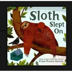 Sloth Slept On Story Sack with Aurora Sloth Soft Toy