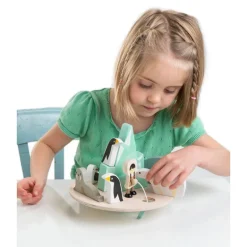 Tenderleaf Toys Wooden Balancing Polar Circle with 9 pieces