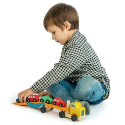 Tenderleaf Toys Wooden Car Transporter