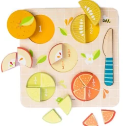 Tenderleaf Toys Wooden Citrus Fractions Toy