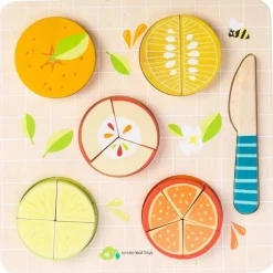 Tenderleaf Toys Wooden Citrus Fractions Toy