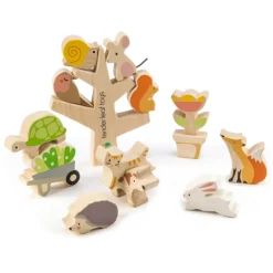 Tenderleaf Toys Wooden Stacking Garden Friends