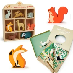 Tenderleaf Woodland Animal Shelf & Woodland Book Bundle (Direct Shipping)