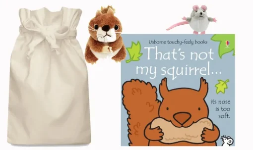 That's not my Squirrel Story Sack with Puppet Company Finger Puppets