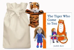 The Tiger Who Came to Tea Story Sack with Hand and Finger Puppet