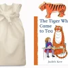 The Tiger Who Came to Tea Story Sack with Wooden Lanka Kade Tiger