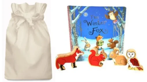 The Winter Fox Story Sack with Lanka Kade