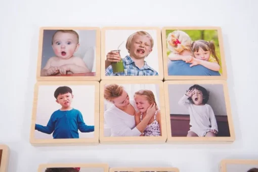 TickiT My Emotions Wooden Tiles 73494 - Pk18
