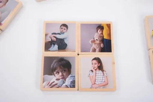 TickiT My Emotions Wooden Tiles 73494 - Pk18