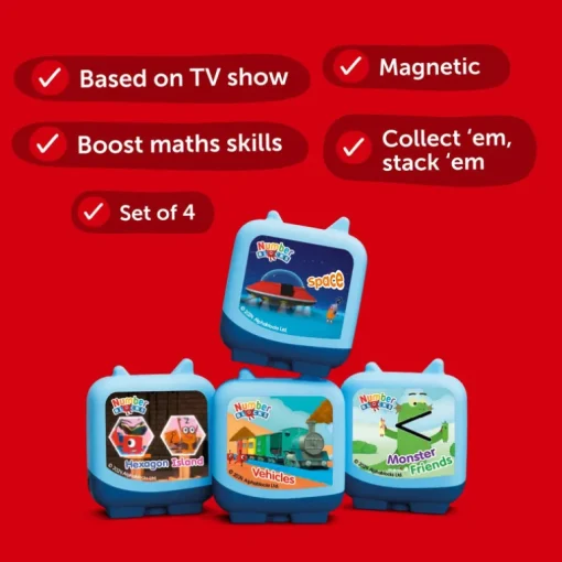 Tonies Audio Pocket Collection - Numberblocks Audio Clever Pocket Tonie Set