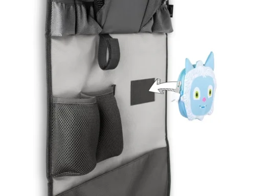 Tonies Car Organiser & Pouch - (GREY) for use with Toniebox Player