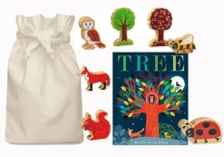 Tree and Woodland Animals Story Sack with Lanka Kade Trees and Animals