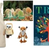 Tree Story Sack with Wooden Tree Set and Finger Puppets