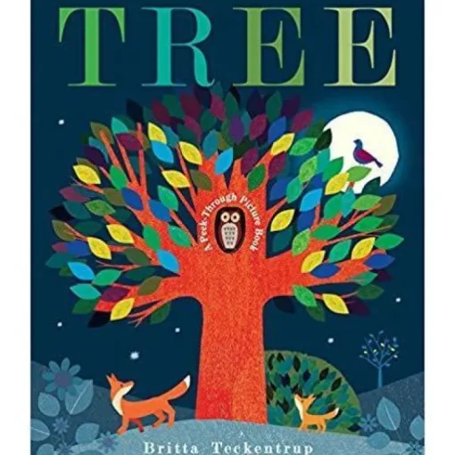 Tree Story Sack with Wooden Tree Set and Finger Puppets