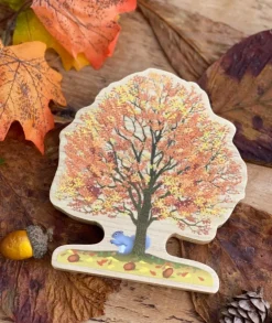 Tree Story Sack with Wooden Tree Set and Finger Puppets