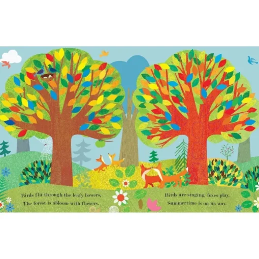 Tree Story Sack with Wooden Tree Set and Finger Puppets