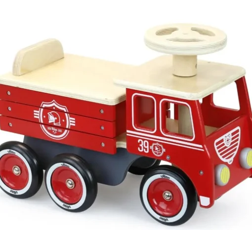 Vilac Ride On Firetruck (Direct Shipping UK)
