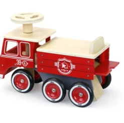 Vilac Ride On Firetruck (Direct Shipping UK)